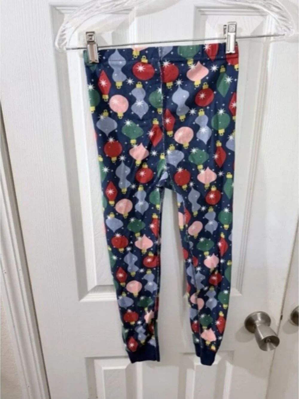 Hanna Andersson Kid Christmas Pajama Pants Size 6/7 Shine Bright